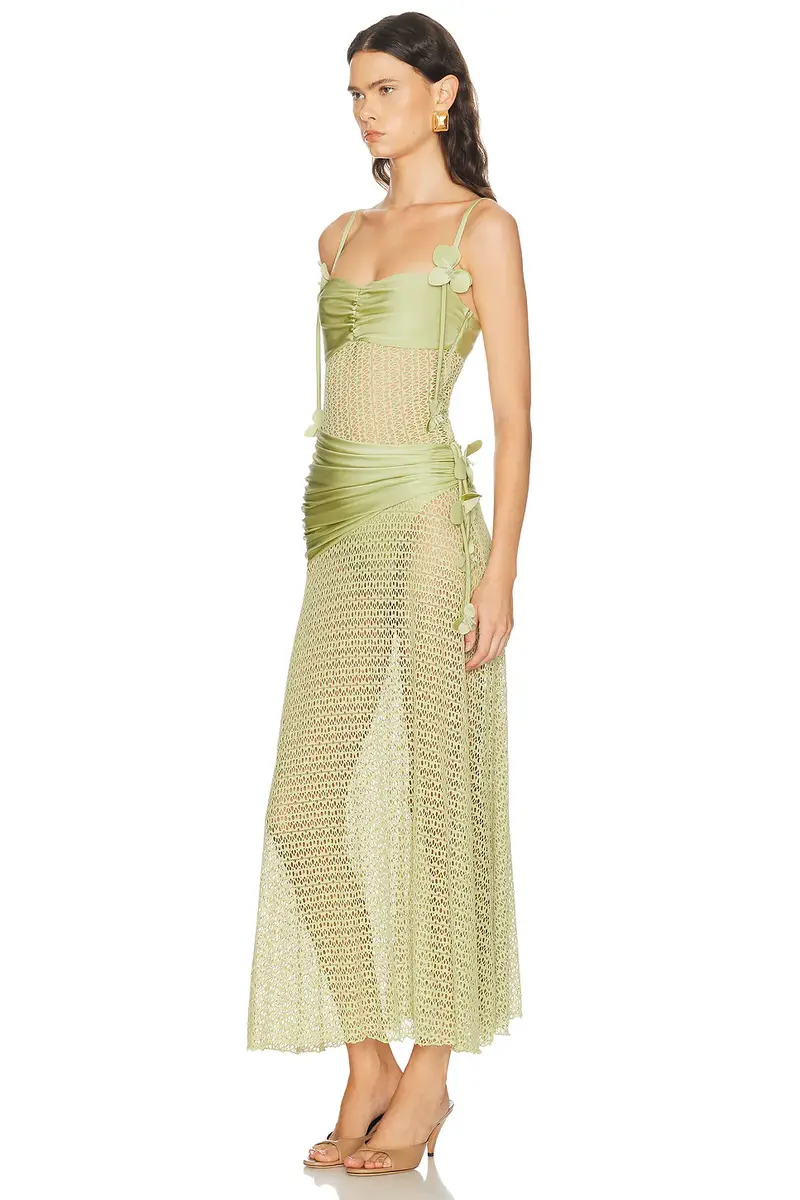 PatBo Petal Sheen Flower Applique Beach Dress | Thumbnail 3 PatBo Petal Sheen Flower Applique Beach Dress | Thumbnail 3