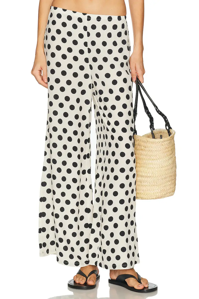 SIMONMILLER Nella Crepe Wide Leg Pant | Image 1 SIMONMILLER Nella Crepe Wide Leg Pant | Image 1