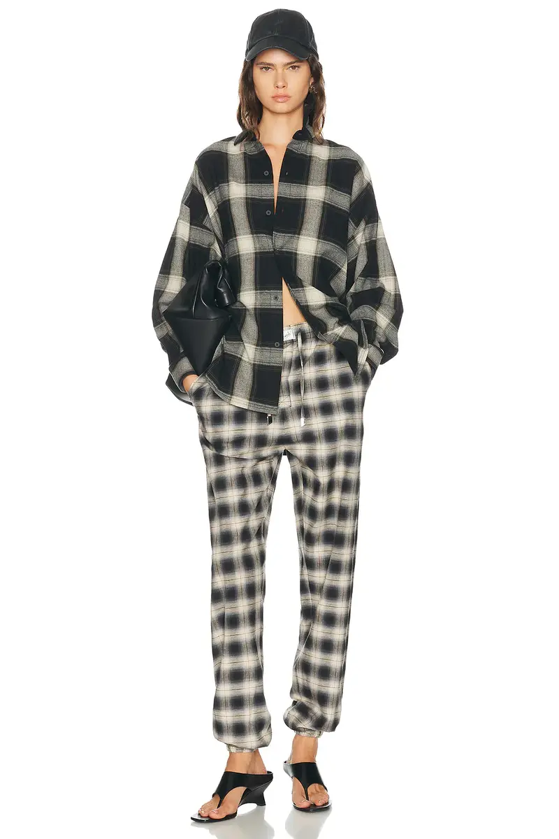 The Attico Long Check Pant | Thumbnail 5 The Attico Long Check Pant | Thumbnail 5