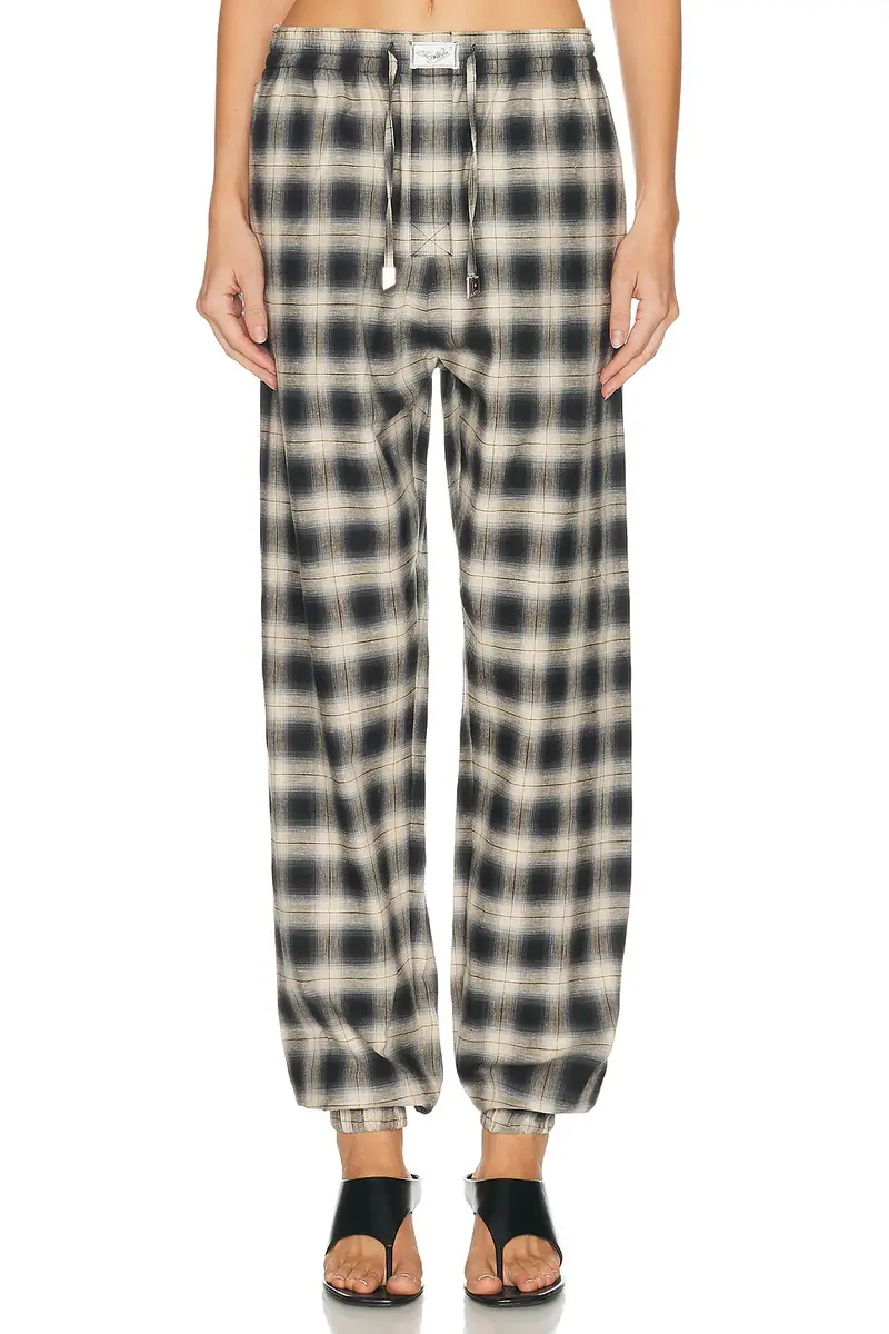 The Attico Long Check Pant | Image 1 The Attico Long Check Pant | Image 1