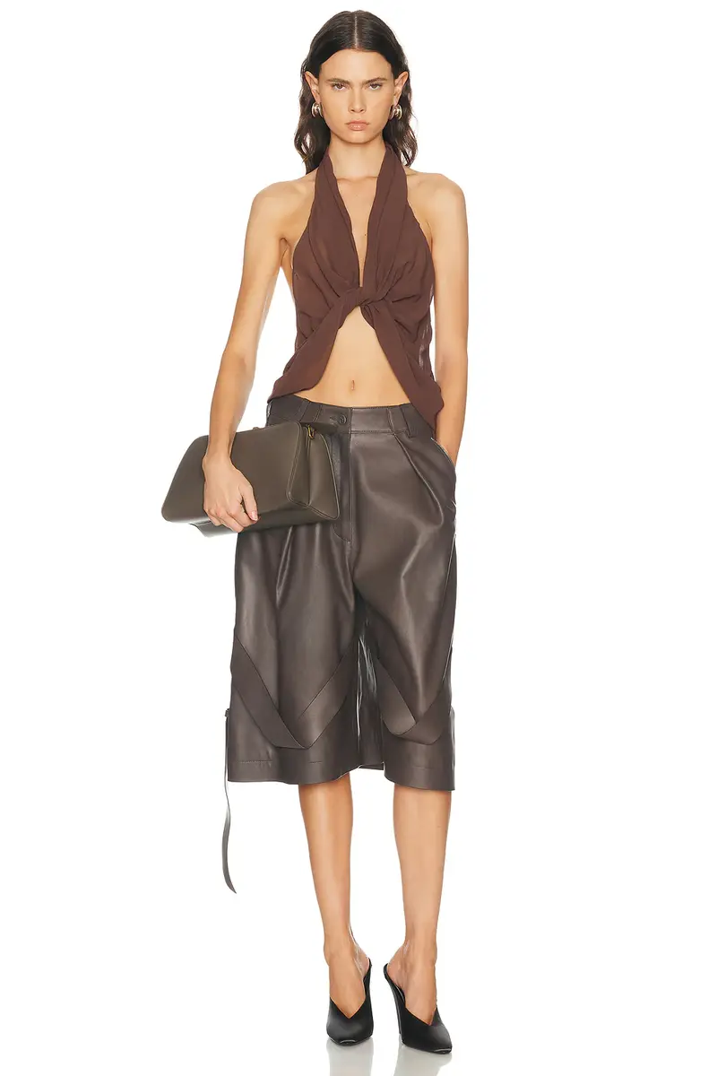 The Attico Baggy Leather Pant | Thumbnail 5