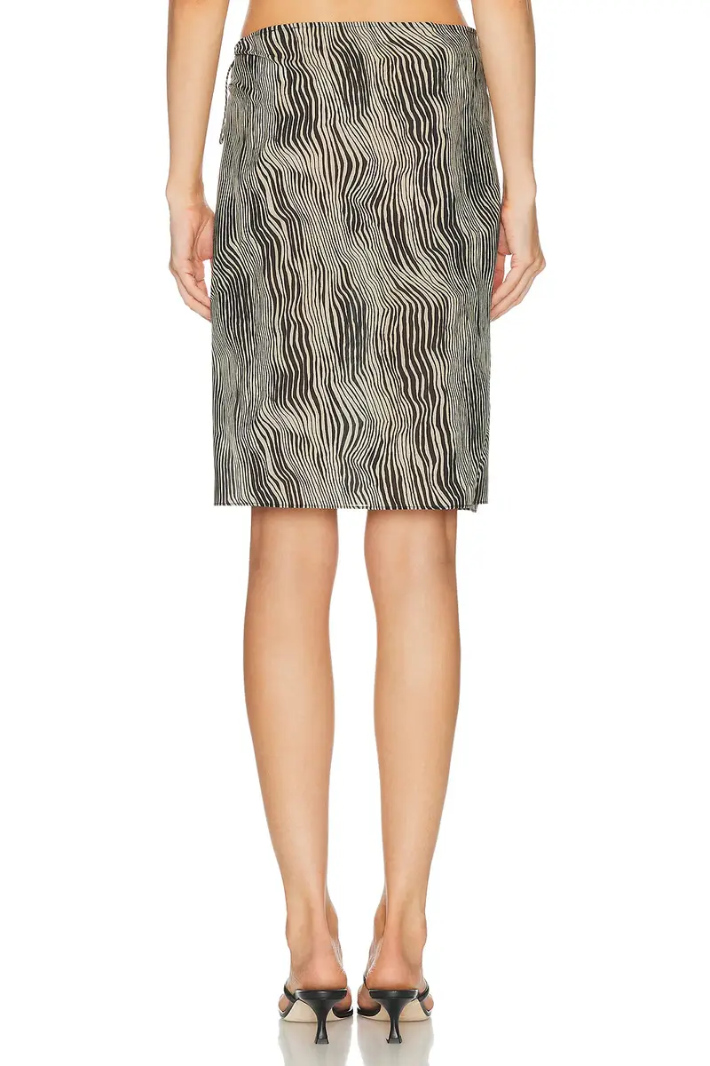 St. Agni Savannah Silk Wrap Skirt | Thumbnail 5