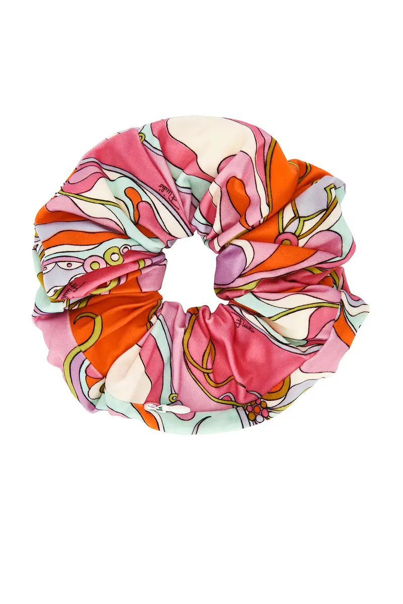Pucci Silk Twill Scrunchie | Image 1 Pucci Silk Twill Scrunchie | Image 1