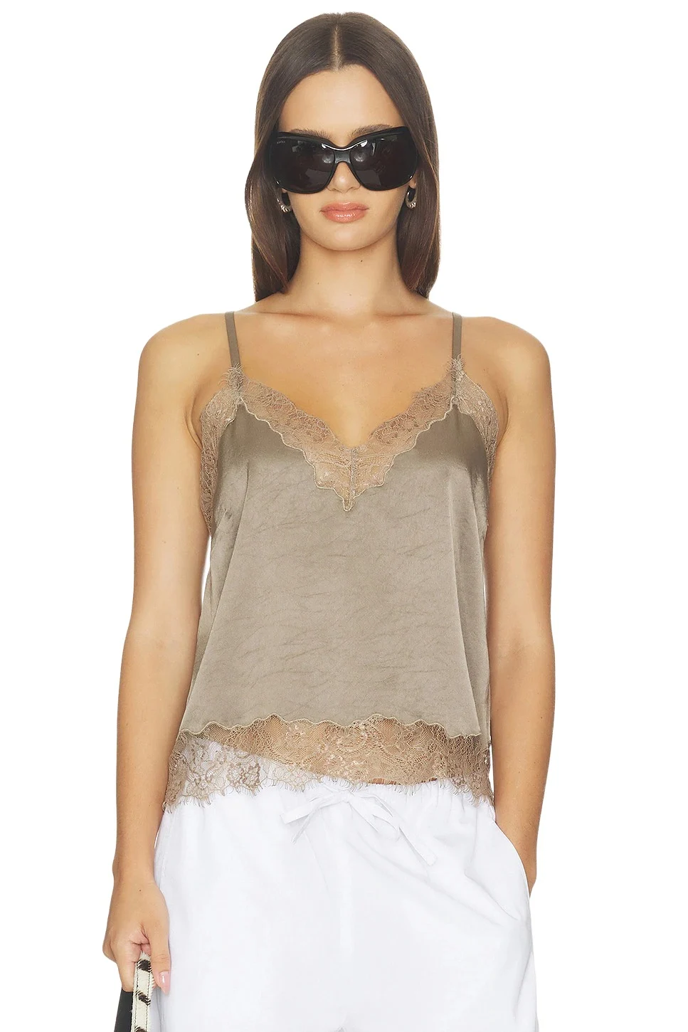 Citizens of Humanity Lace Trimmed Cami Top