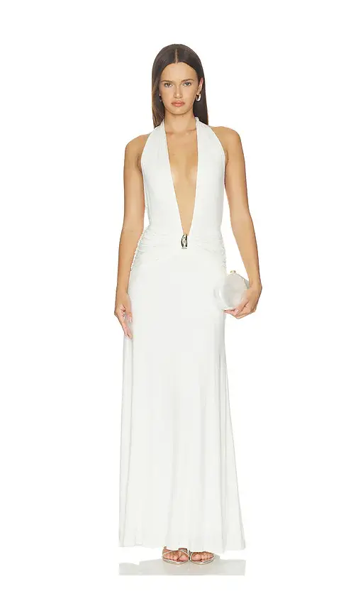 superdown Lainee Halter Maxi Dress | Image 1 superdown Lainee Halter Maxi Dress | Image 1
