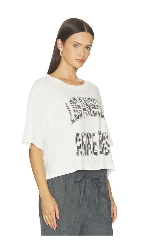 Anine Bing Johnny Cropped Tee | Thumbnail 2 Anine Bing Johnny Cropped Tee | Thumbnail 2