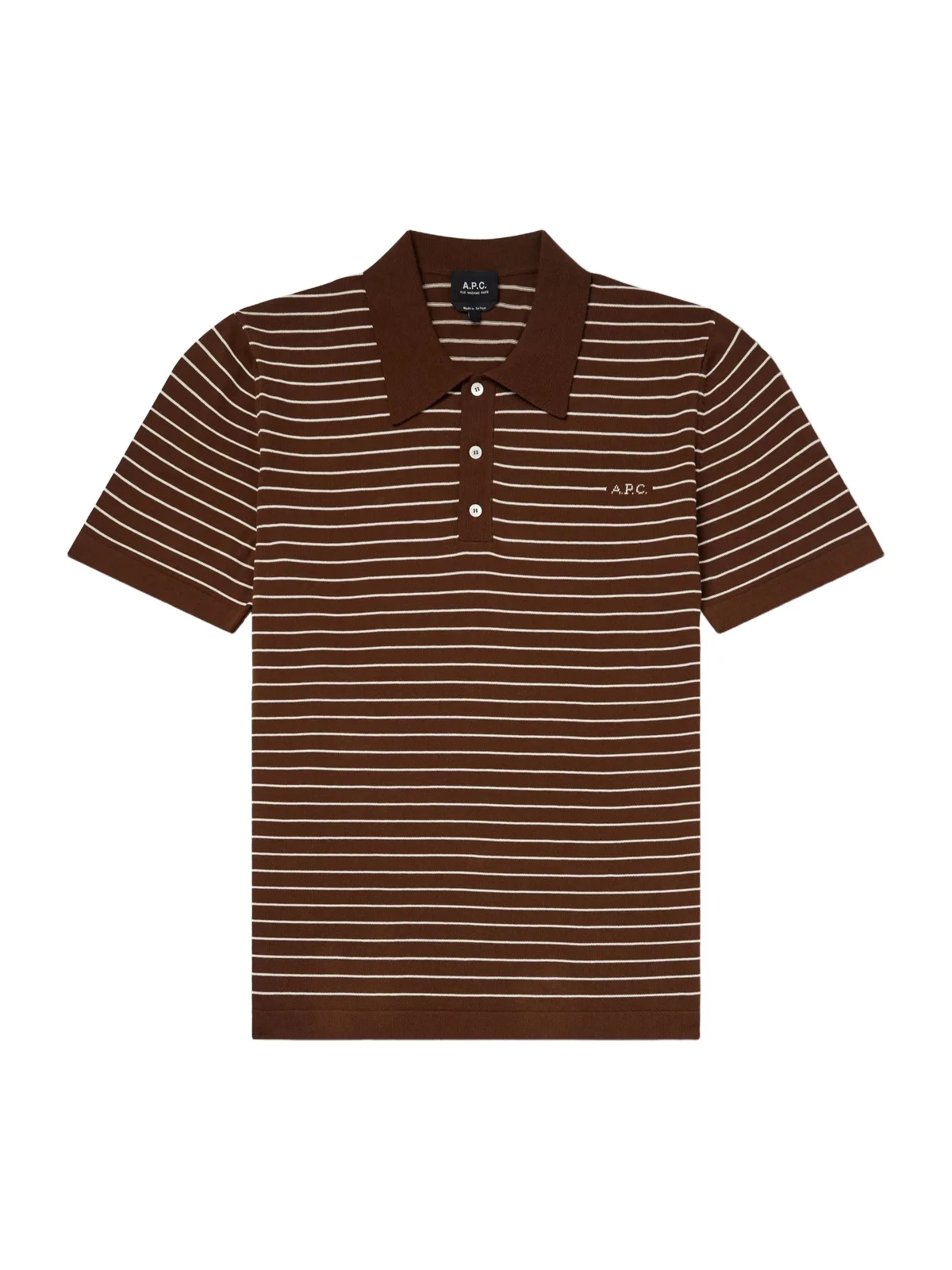 Tristan Logo-Embroidered Striped Cotton Polo Shirt - Men Tristan Logo-Embroidered Striped Cotton Polo Shirt - Men