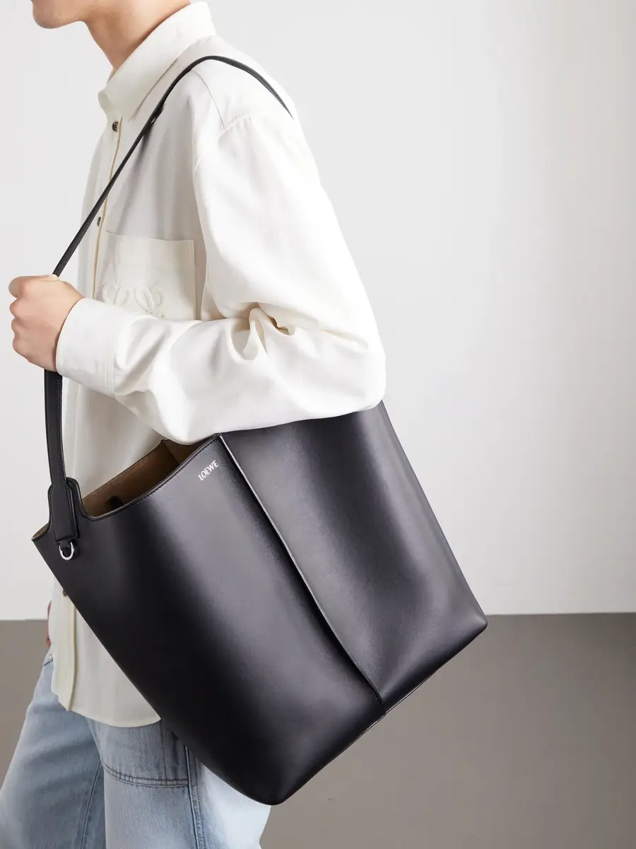 Loewe Paula's Ibiza Bilbao Large Leather Tote Bag - Men | Thumbnail 3