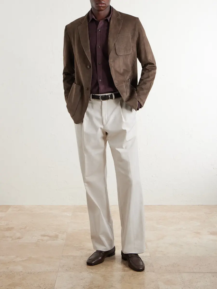 Canali Suede Blazer - Men | Thumbnail 2 Canali Suede Blazer - Men | Thumbnail 2