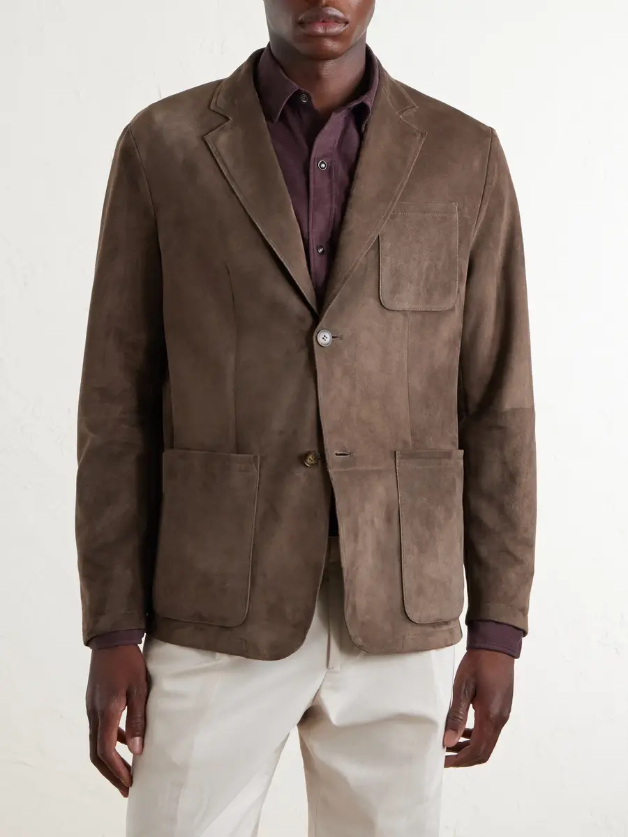 Canali Suede Blazer - Men | Thumbnail 3 Canali Suede Blazer - Men | Thumbnail 3