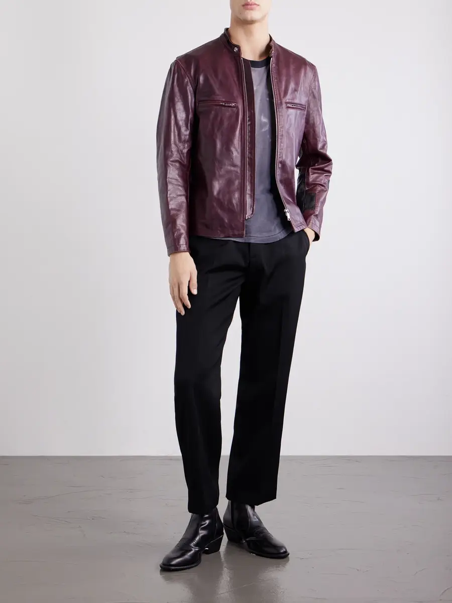 Enfants Riches Déprimés Side B Leather Jacket - Men | Thumbnail 2 Enfants Riches Déprimés Side B Leather Jacket - Men | Thumbnail 2