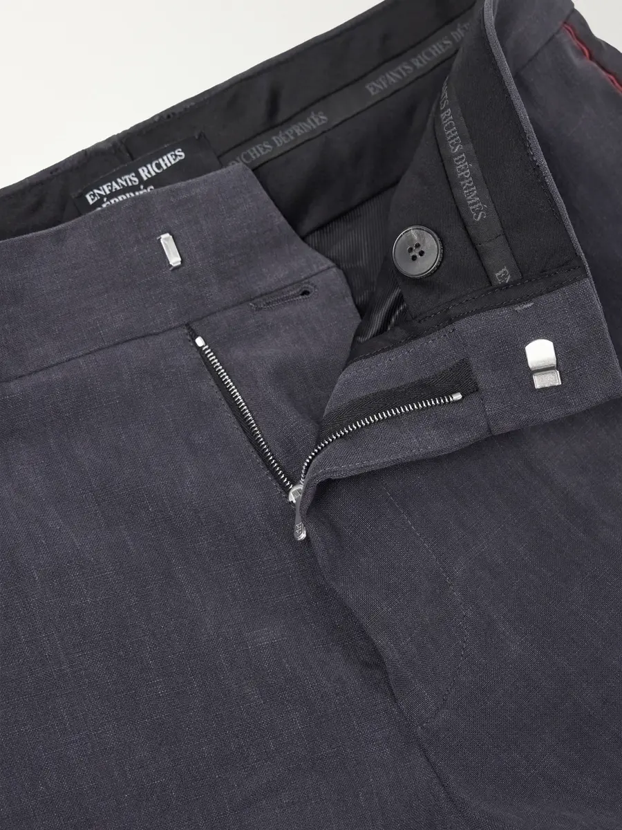 Enfants Riches Déprimés Henri's Everyday Straight-Leg Linen Trousers - Men | Thumbnail 6 Enfants Riches Déprimés Henri's Everyday Straight-Leg Linen Trousers - Men | Thumbnail 6