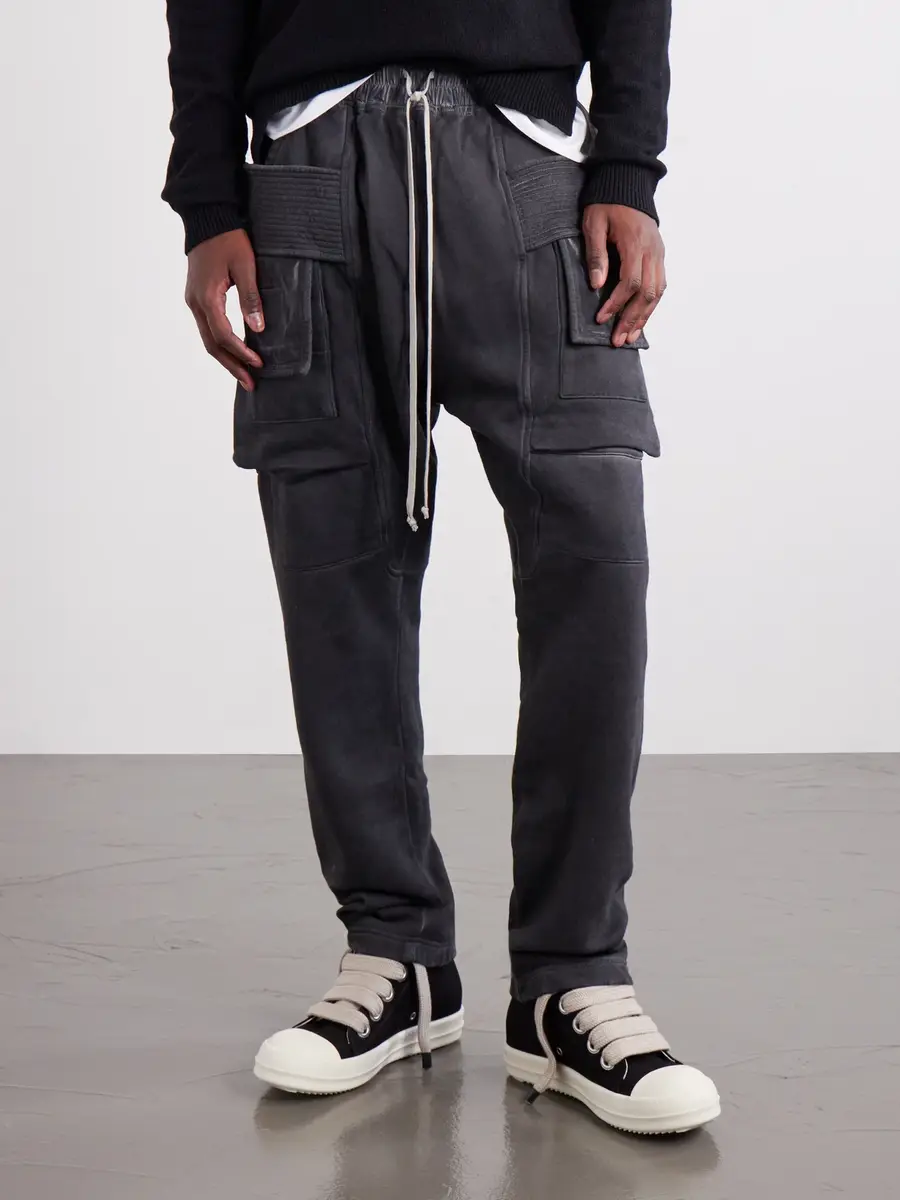 DRKSHDW by Rick Owens Jumbolace Denim Sneakers - Men | Thumbnail 2 DRKSHDW by Rick Owens Jumbolace Denim Sneakers - Men | Thumbnail 2