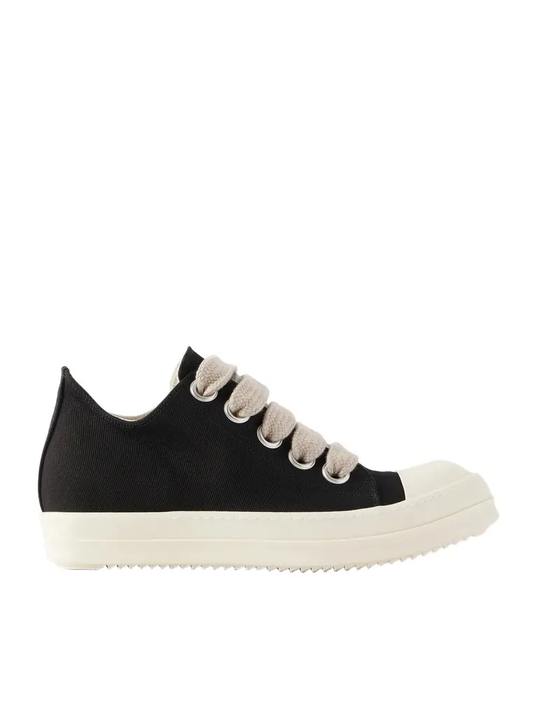DRKSHDW by Rick Owens Jumbolace Denim Sneakers - Men | Image 1 DRKSHDW by Rick Owens Jumbolace Denim Sneakers - Men | Image 1
