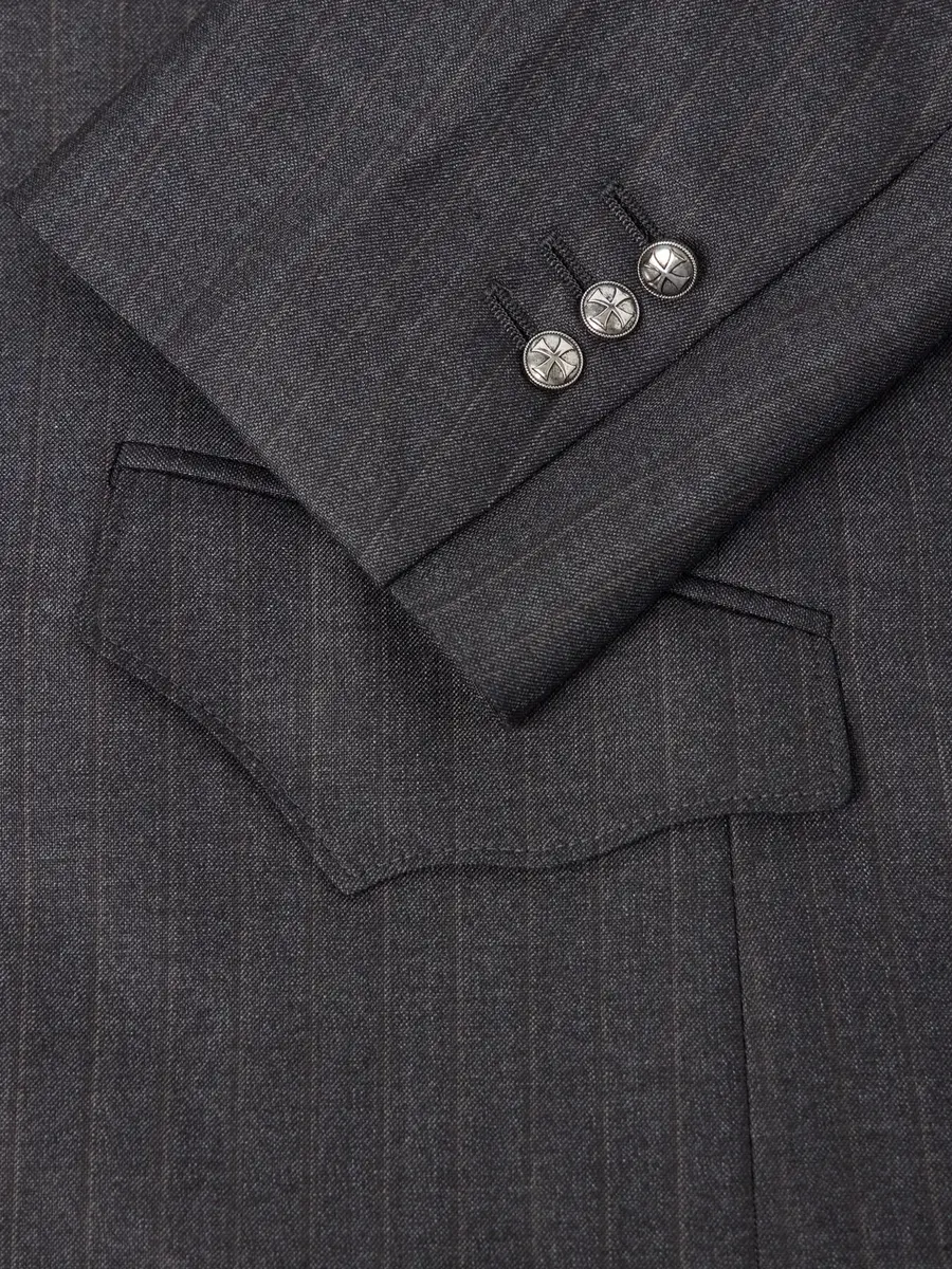 Enfants Riches Déprimés Western Perfect Striped Wool Blazer - Men | Thumbnail 6 Enfants Riches Déprimés Western Perfect Striped Wool Blazer - Men | Thumbnail 6