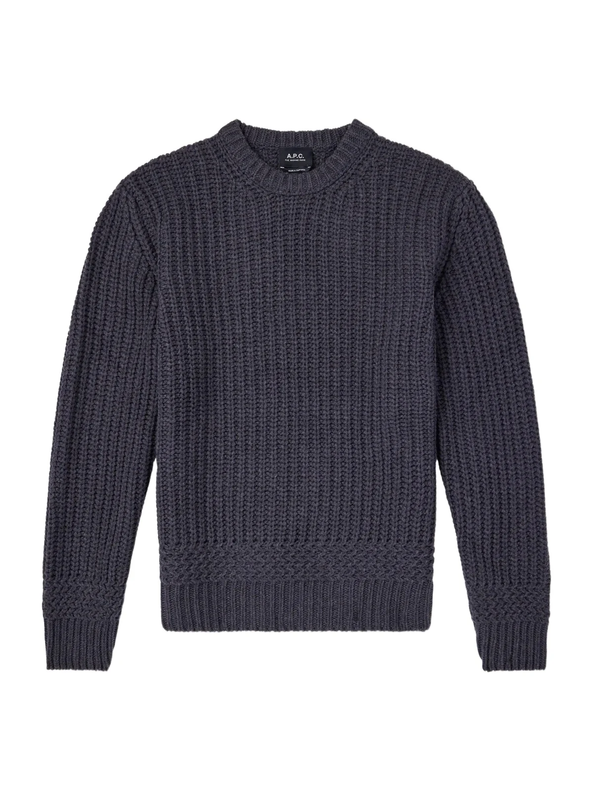 A.P.C. Ron Ribbed Wool Sweater - Men