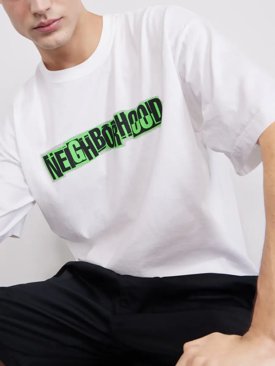 Neighborhood Logo-Print Cotton-Jersey T-Shirt - Men | Thumbnail 5 Neighborhood Logo-Print Cotton-Jersey T-Shirt - Men | Thumbnail 5