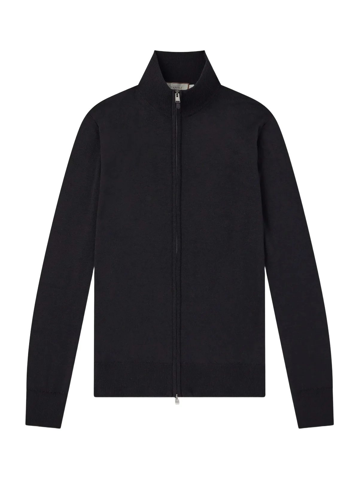 Wool Zip-Up Sweater - Men Wool Zip-Up Sweater - Men