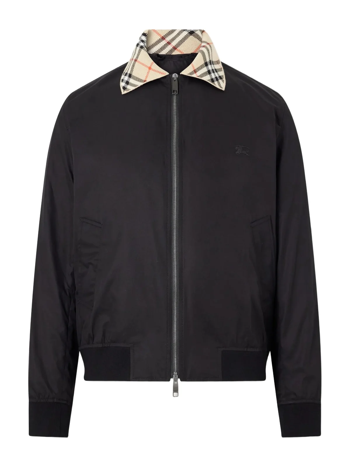 Checked Logo-Embroidered Cotton Blouson Jacket - Men Checked Logo-Embroidered Cotton Blouson Jacket - Men