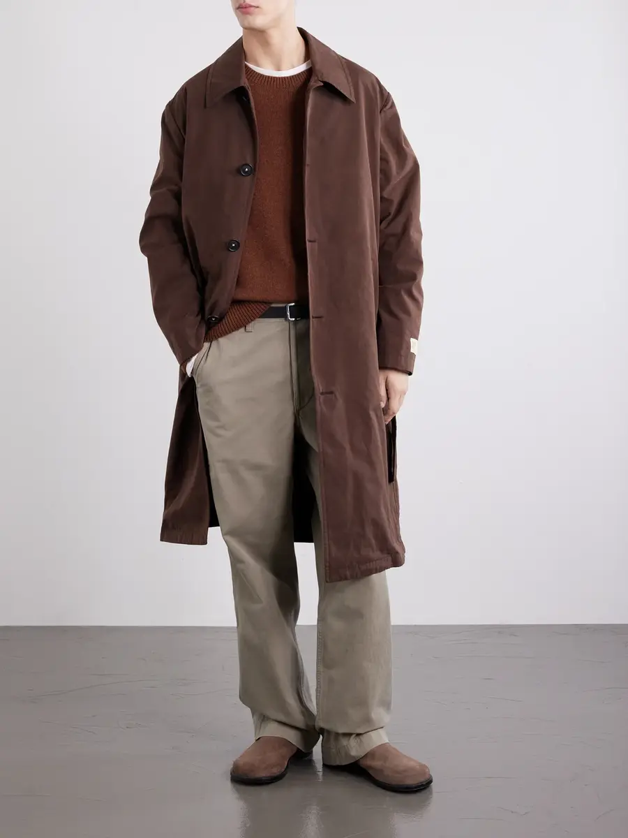 Massimo Alba Mustang Woven Trench Coat - Men | Thumbnail 2