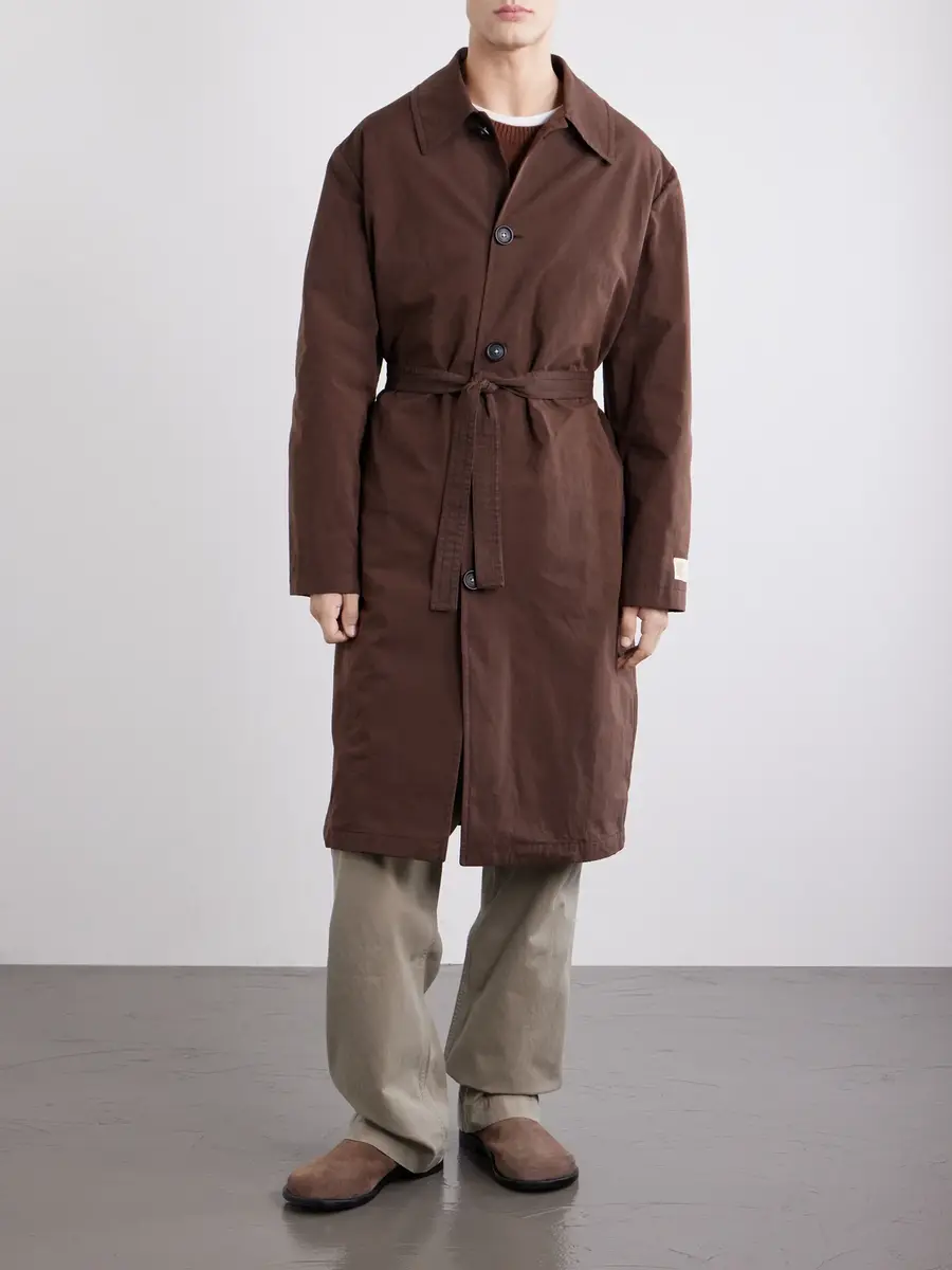Massimo Alba Mustang Woven Trench Coat - Men | Thumbnail 3