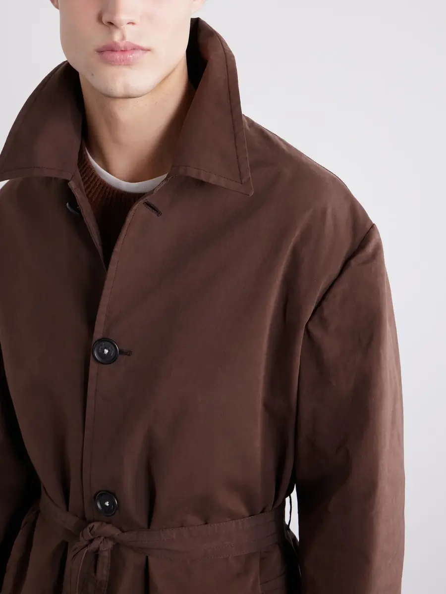 Massimo Alba Mustang Woven Trench Coat - Men | Thumbnail 5