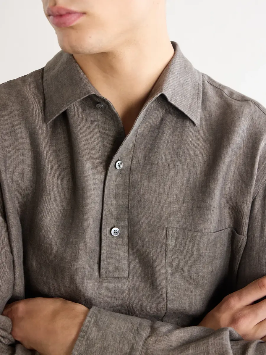 Zegna Linen Shirt - Men | Thumbnail 5 Zegna Linen Shirt - Men | Thumbnail 5