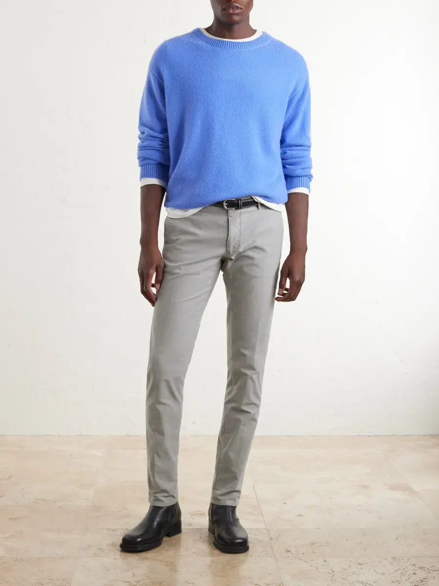 Slowear Incotex Slim-Fit Straight-Leg Stretch-Cotton Trousers - Men | Thumbnail 2 Slowear Incotex Slim-Fit Straight-Leg Stretch-Cotton Trousers - Men | Thumbnail 2