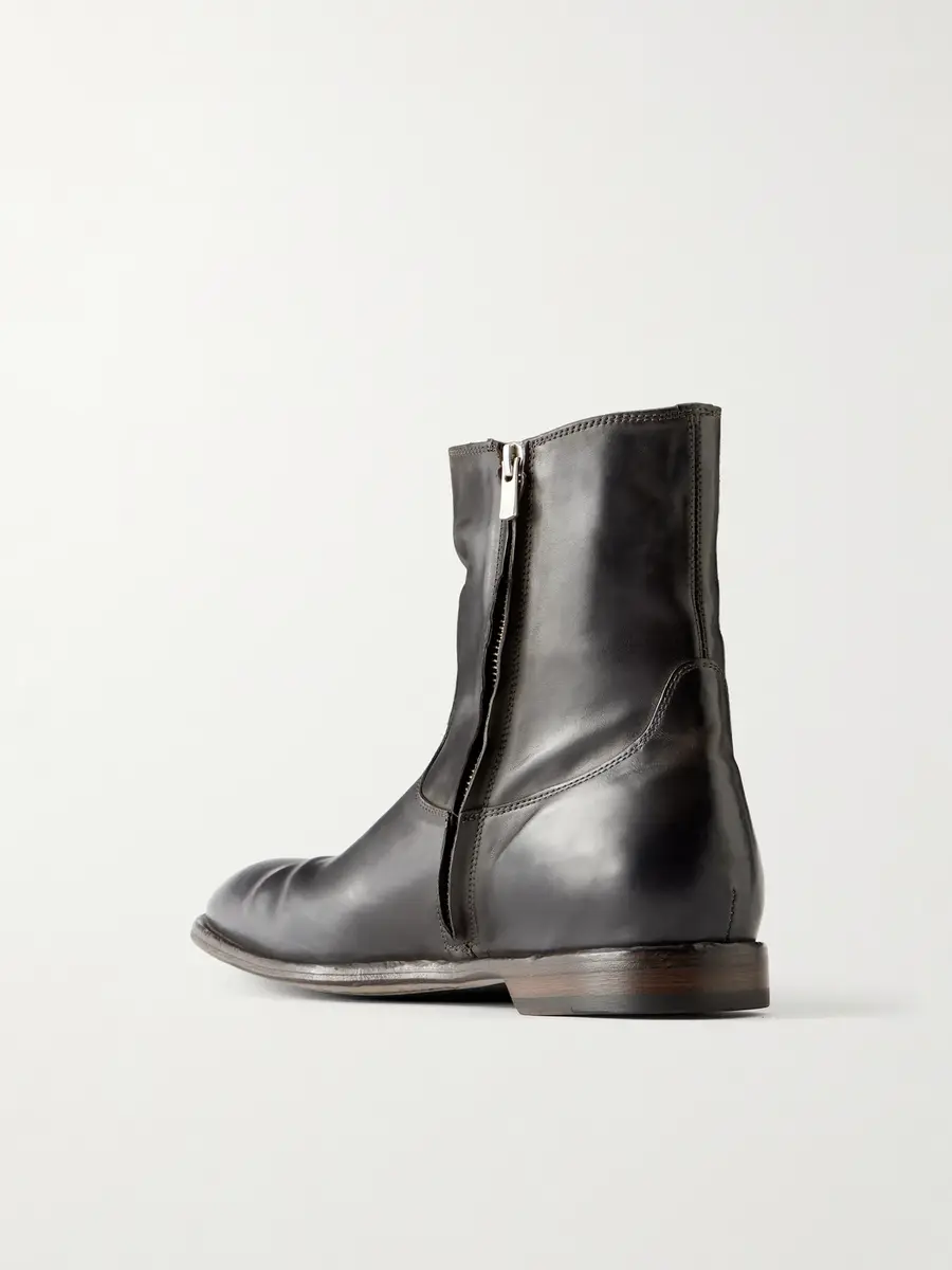 Officine Creative Leather Biker Boots - Men | Thumbnail 4 Officine Creative Leather Biker Boots - Men | Thumbnail 4