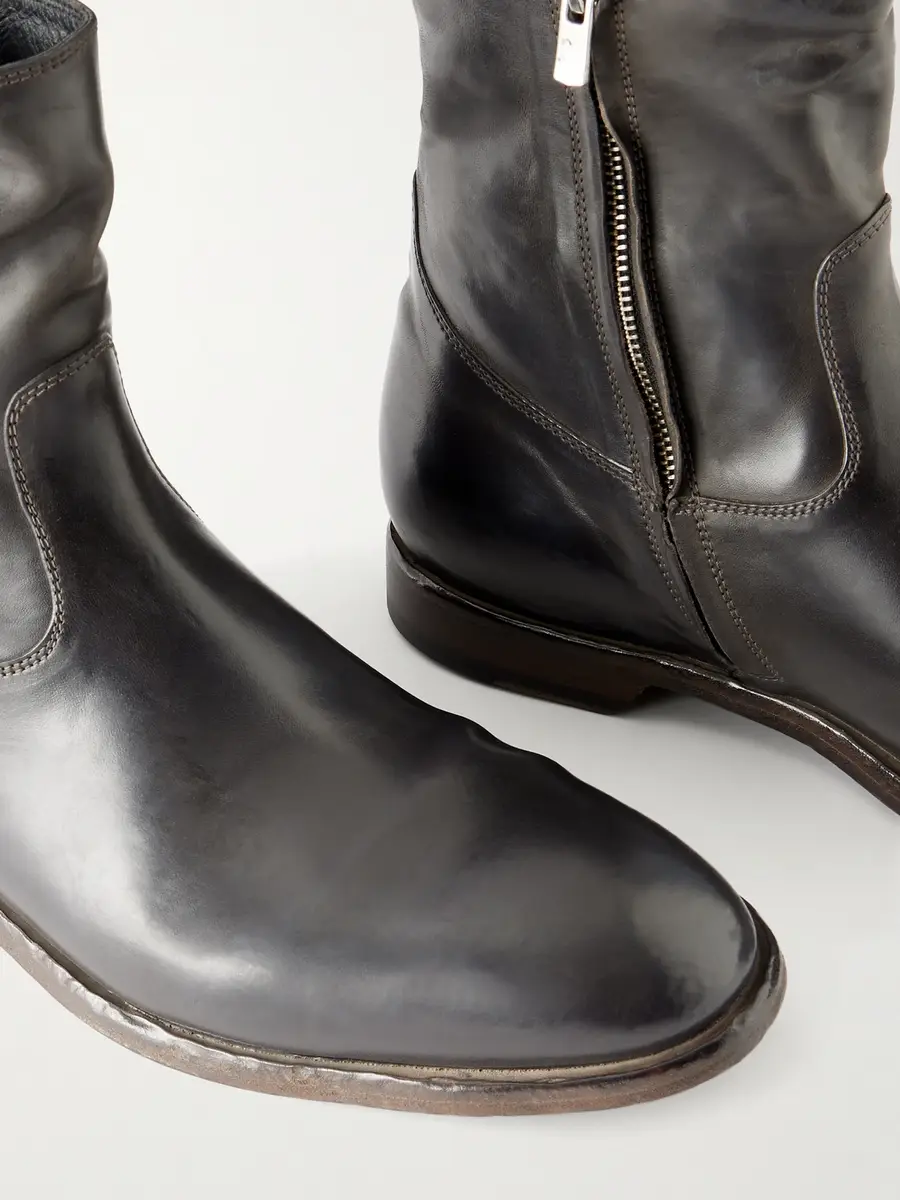 Officine Creative Leather Biker Boots - Men | Thumbnail 5 Officine Creative Leather Biker Boots - Men | Thumbnail 5