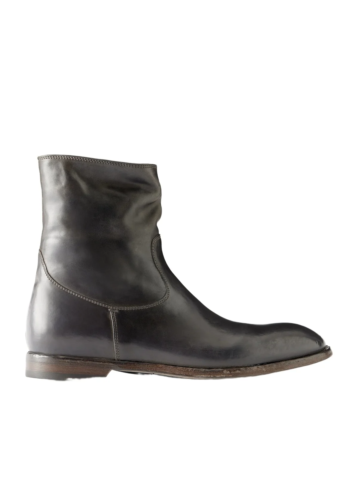 Officine Creative Leather Biker Boots - Men