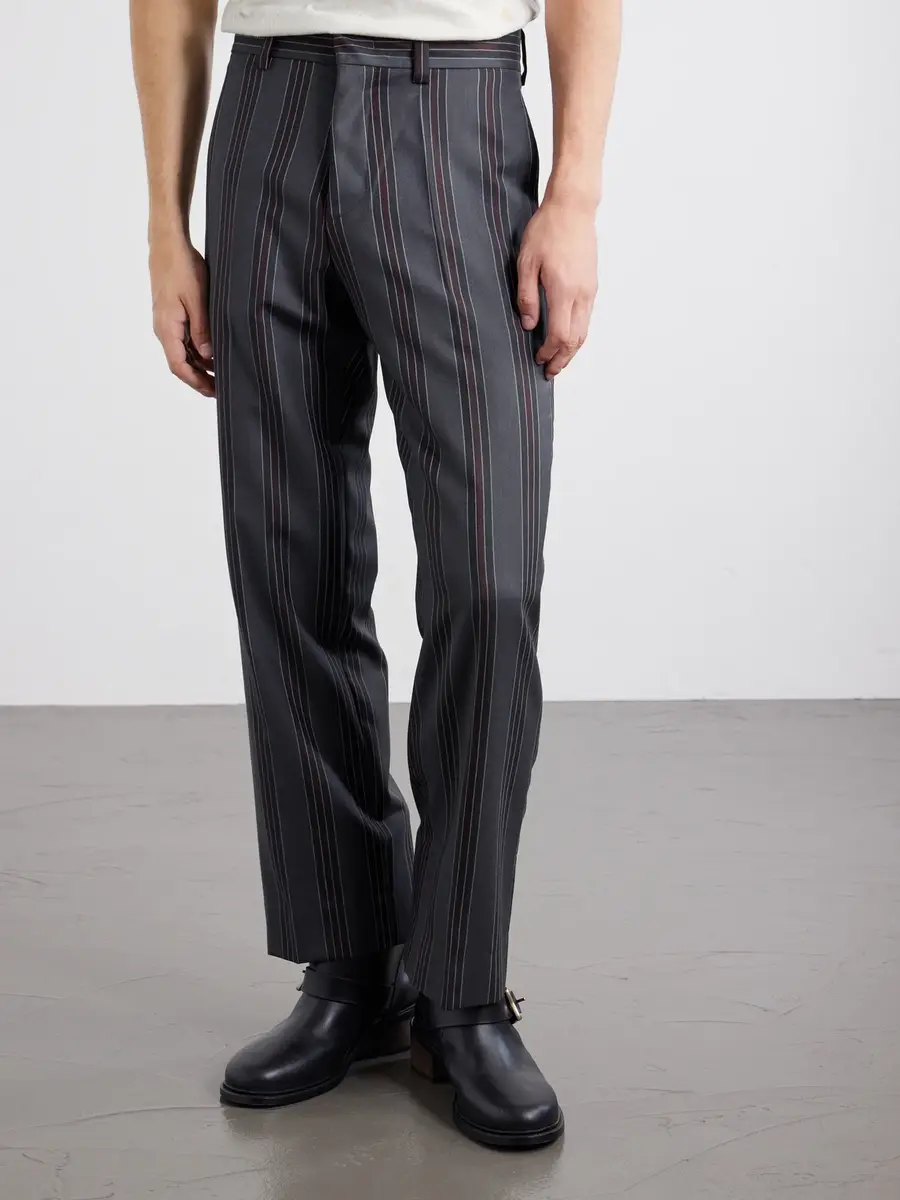 Enfants Riches Déprimés Henri's Everyday Straight-Leg Virgin Wool-Twill Trousers - Men | Thumbnail 3