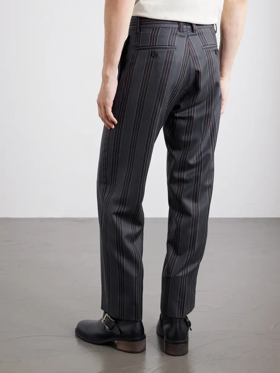 Enfants Riches Déprimés Henri's Everyday Straight-Leg Virgin Wool-Twill Trousers - Men | Thumbnail 4
