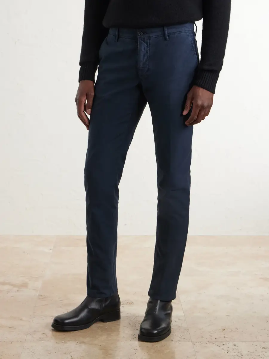 Slowear Incotex Slim-Fit Straight-Leg Stretch-Cotton Trousers - Men | Thumbnail 3 Slowear Incotex Slim-Fit Straight-Leg Stretch-Cotton Trousers - Men | Thumbnail 3