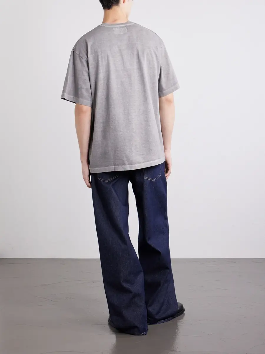 Neighborhood Logo-Embroidered Cotton-Jersey T-Shirt - Men | Thumbnail 4