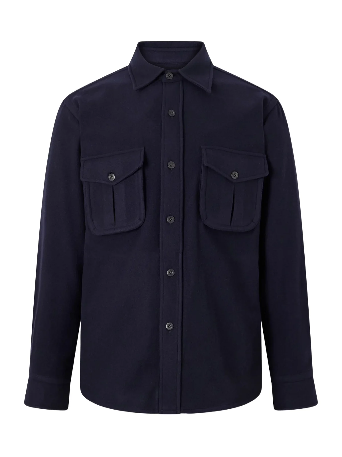 Caruso Brushed Wool Overshirt - Men
