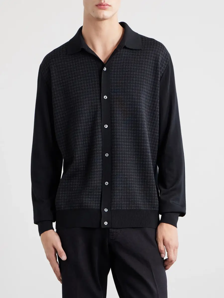 Lardini Fresco Wool Cardigan - Men | Thumbnail 3 Lardini Fresco Wool Cardigan - Men | Thumbnail 3