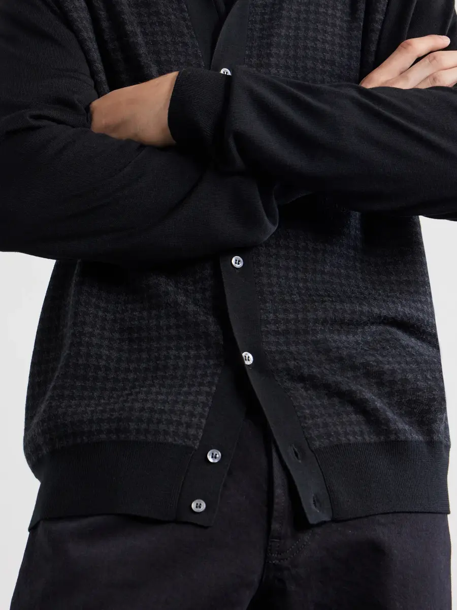 Lardini Fresco Wool Cardigan - Men | Thumbnail 5 Lardini Fresco Wool Cardigan - Men | Thumbnail 5