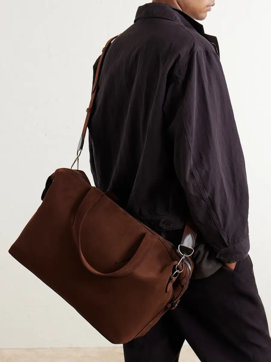 Métier Nomad All Day Suede Weekend Bag - Men | Thumbnail 2 Métier Nomad All Day Suede Weekend Bag - Men | Thumbnail 2