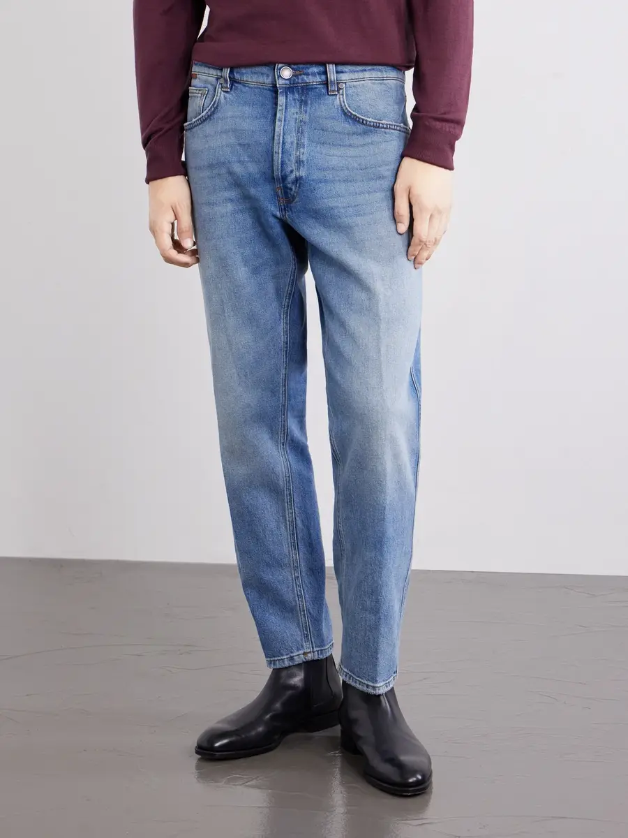 Lardini Straight-Leg Washed Jeans - Men | Thumbnail 3 Lardini Straight-Leg Washed Jeans - Men | Thumbnail 3