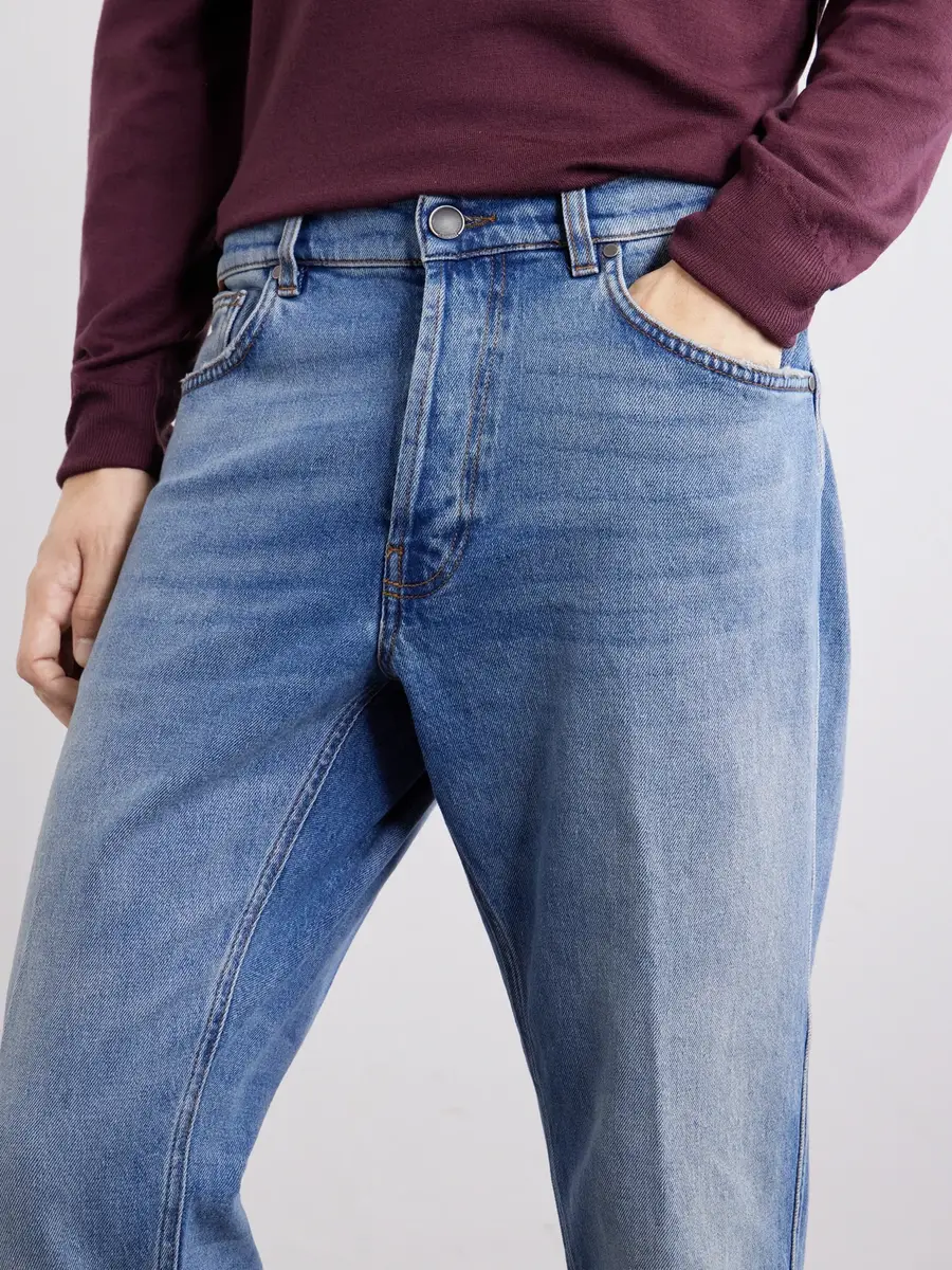 Lardini Straight-Leg Washed Jeans - Men | Thumbnail 5 Lardini Straight-Leg Washed Jeans - Men | Thumbnail 5