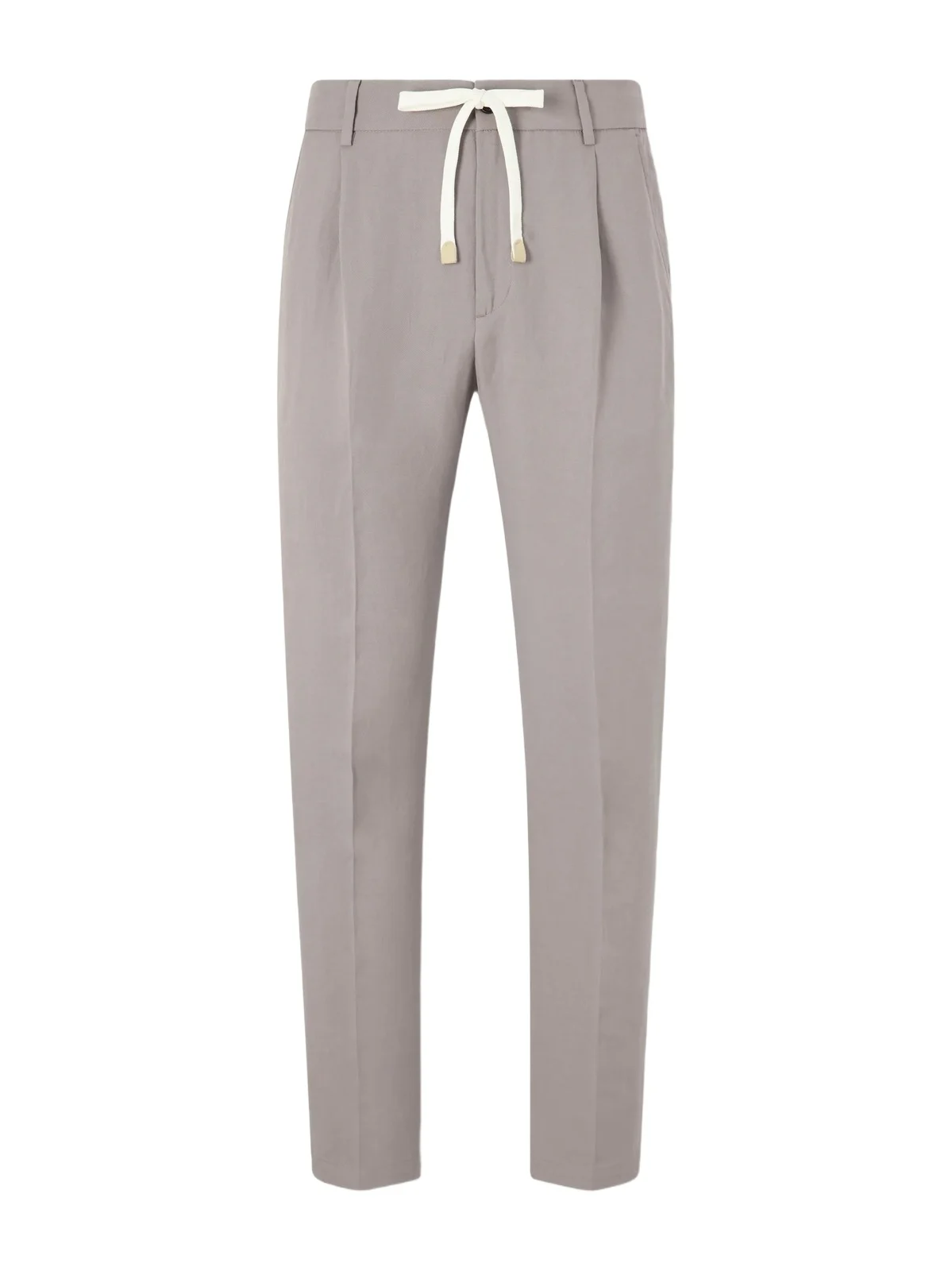 ELEVENTY Straight-Leg Lyocell and Linen-Blend Trousers - Men