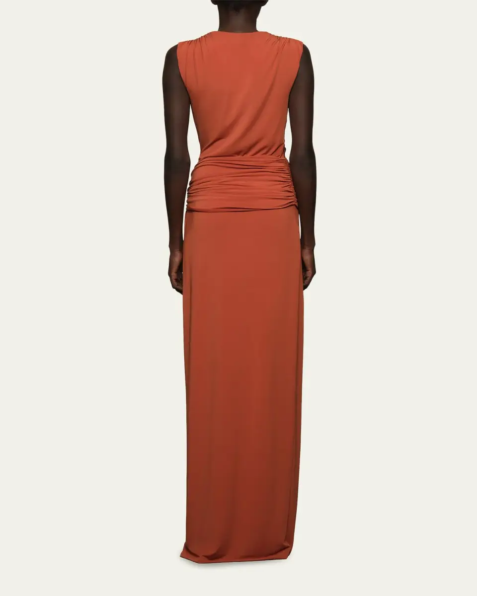 Et Ochs Jil Plunging Draped Column Gown | Thumbnail 3 Et Ochs Jil Plunging Draped Column Gown | Thumbnail 3
