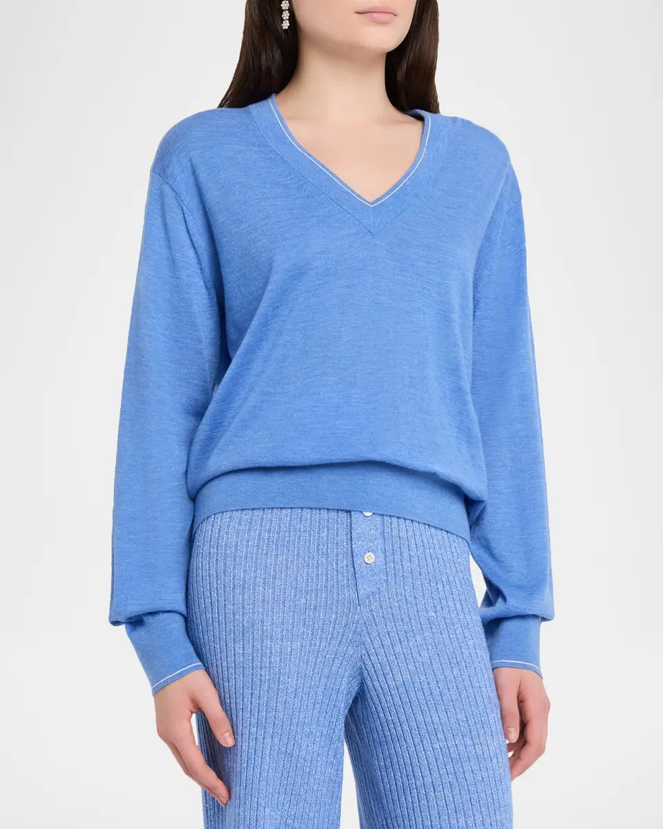 Guest In Residence The Airy V Sweater | Thumbnail 4 Guest In Residence The Airy V Sweater | Thumbnail 4