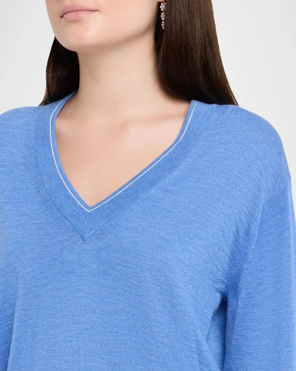 Guest In Residence The Airy V Sweater | Thumbnail 5 Guest In Residence The Airy V Sweater | Thumbnail 5