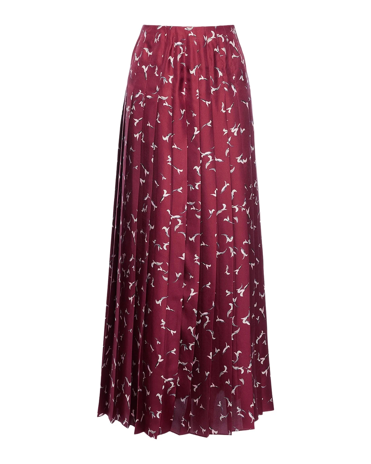 Monti Pleated A-Line Maxi Skirt