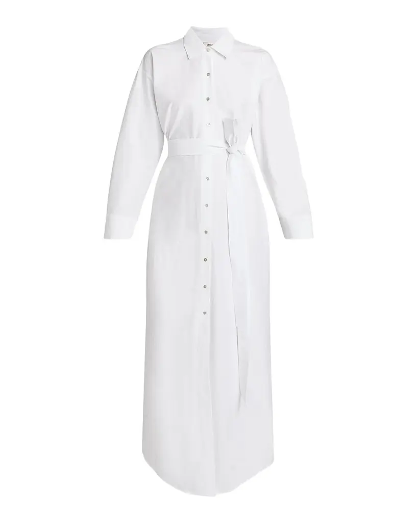 L'Agence Ridley Tie-Waist Maxi Shirtdress | Image 1 L'Agence Ridley Tie-Waist Maxi Shirtdress | Image 1