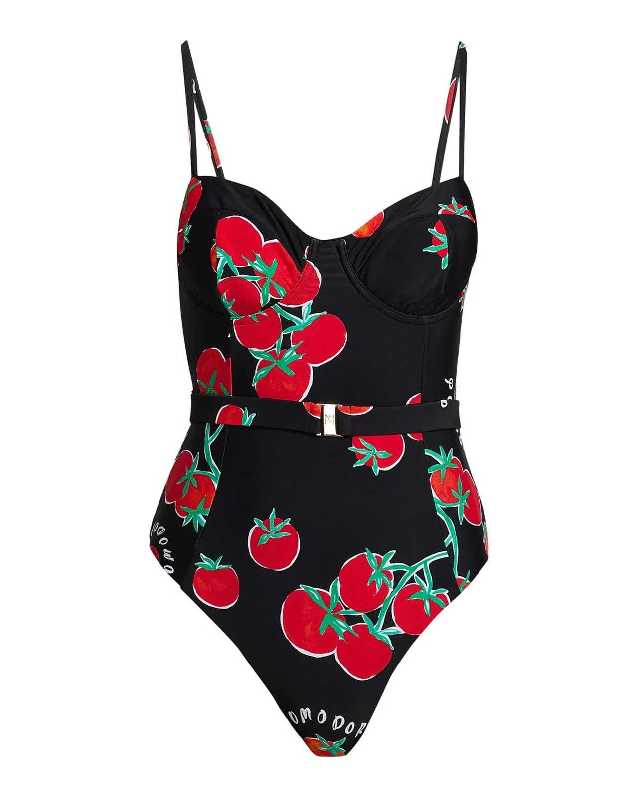 Pomodoro Belted One-Piece Swimsuit Pomodoro Belted One-Piece Swimsuit