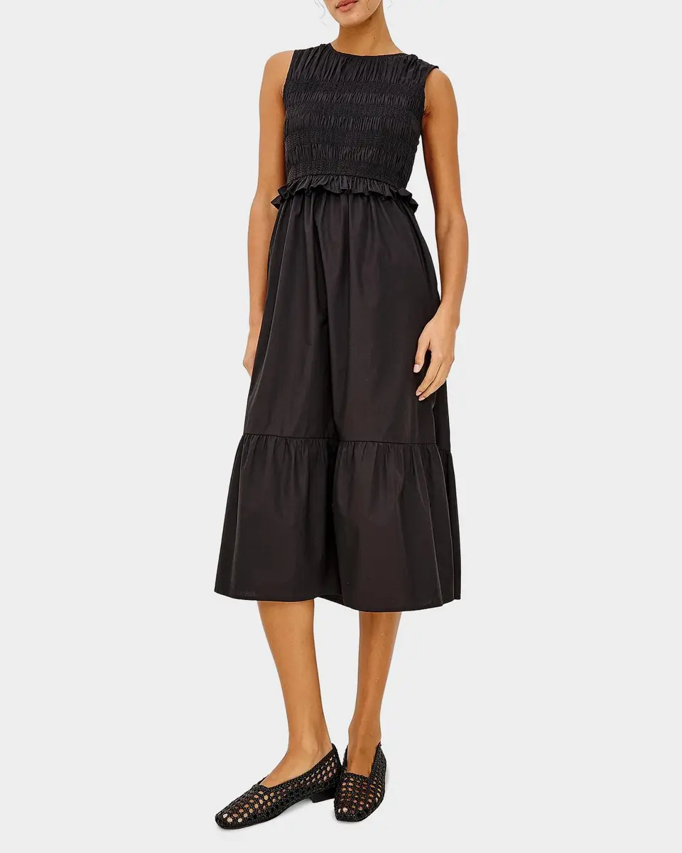 Rails Rialto Cotton Smocked Midi Dress | Thumbnail 2
