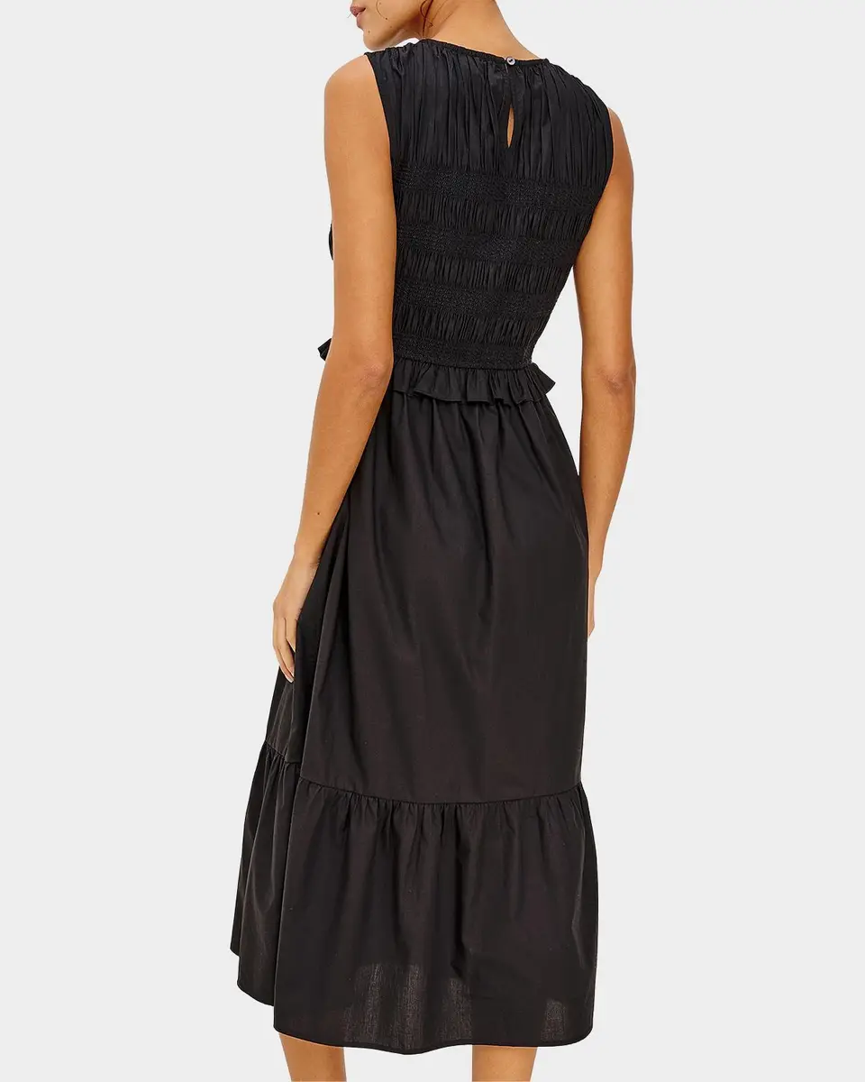 Rails Rialto Cotton Smocked Midi Dress | Thumbnail 3